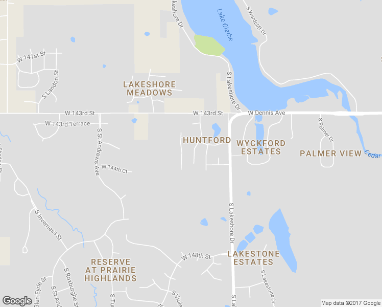 map of restaurants, bars, coffee shops, grocery stores, and more near 14446 South Houston Street in Olathe