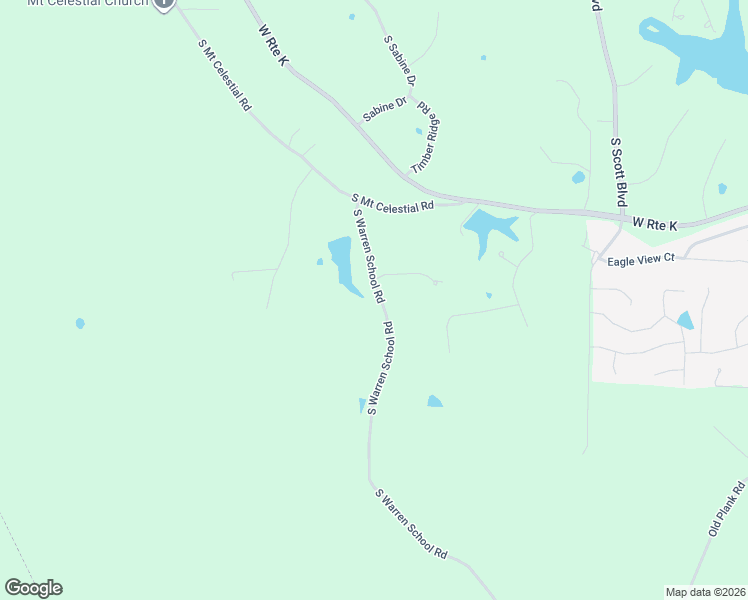 map of restaurants, bars, coffee shops, grocery stores, and more near 7400 South Warren School Road in Columbia