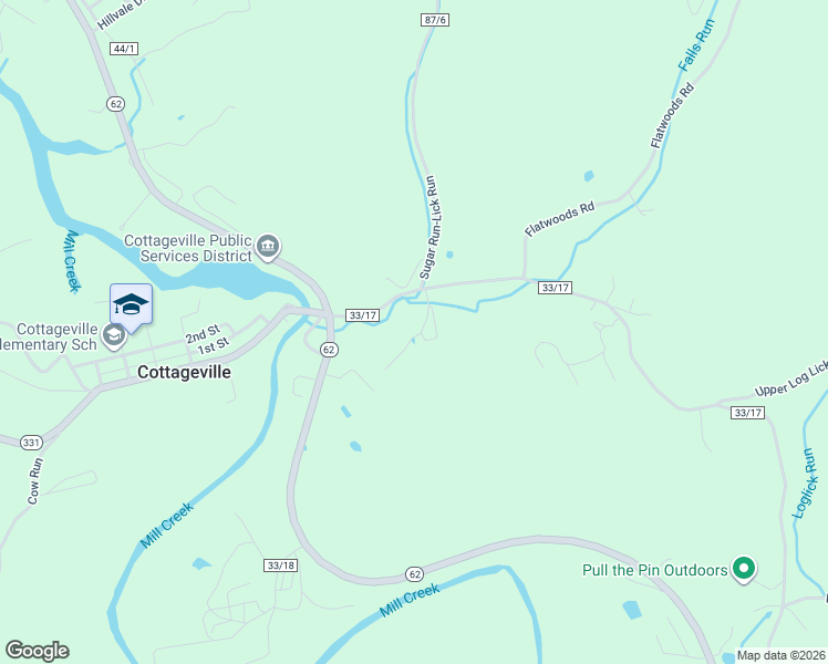 map of restaurants, bars, coffee shops, grocery stores, and more near 110 Shinn Drive in Cottageville
