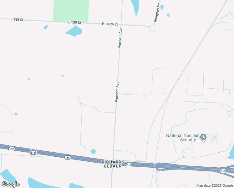 map of restaurants, bars, coffee shops, grocery stores, and more near 14347 Prospect Avenue in Kansas City