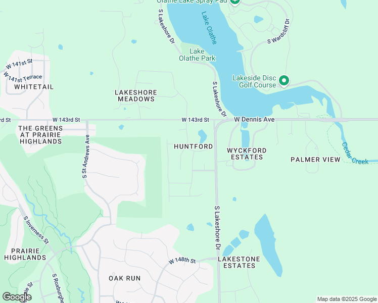 map of restaurants, bars, coffee shops, grocery stores, and more near 14434 South Dawson Street in Olathe