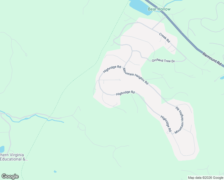 map of restaurants, bars, coffee shops, grocery stores, and more near 1089 Highridge Road in Front Royal