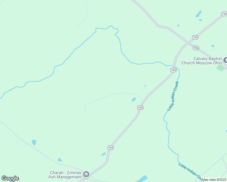 map of restaurants, bars, coffee shops, grocery stores, and more near 2901 Ohio 743 in Moscow