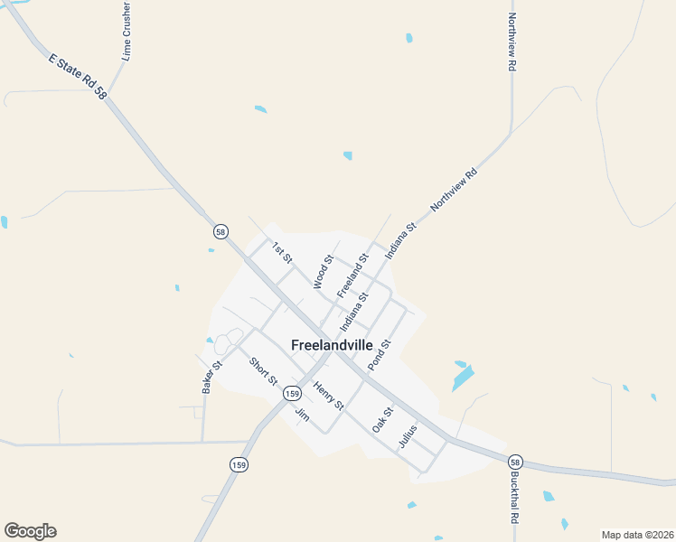 map of restaurants, bars, coffee shops, grocery stores, and more near 103 Wood Street in Edwardsport