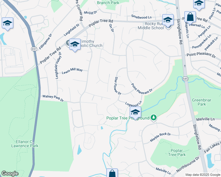 map of restaurants, bars, coffee shops, grocery stores, and more near 4715 Lewis Woods Court in Chantilly
