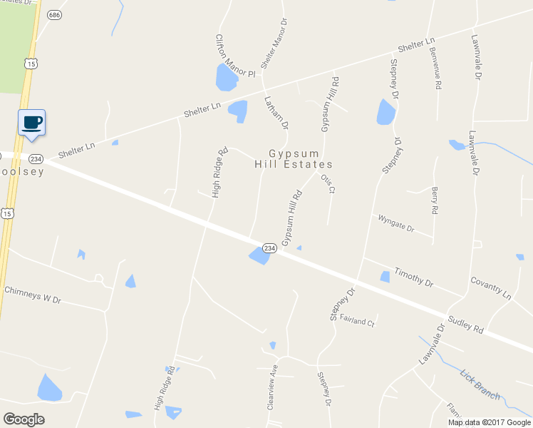 map of restaurants, bars, coffee shops, grocery stores, and more near 4029 Latham Dr in Haymarket