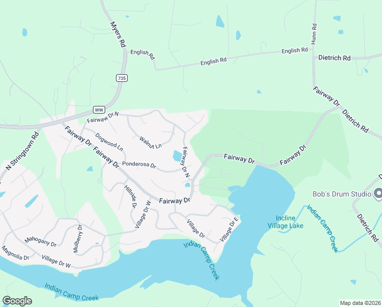 map of restaurants, bars, coffee shops, grocery stores, and more near 31768 Fairway Drive in Foristell