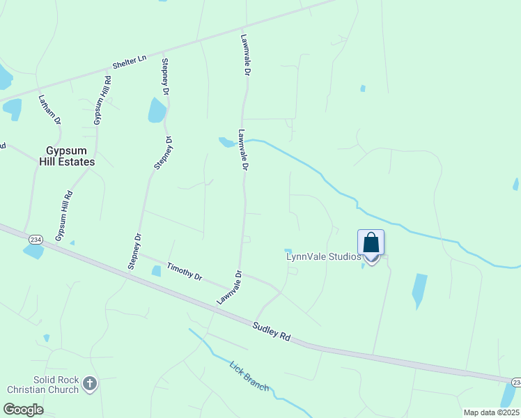 map of restaurants, bars, coffee shops, grocery stores, and more near 4273 Lawnvale Drive in Gainesville