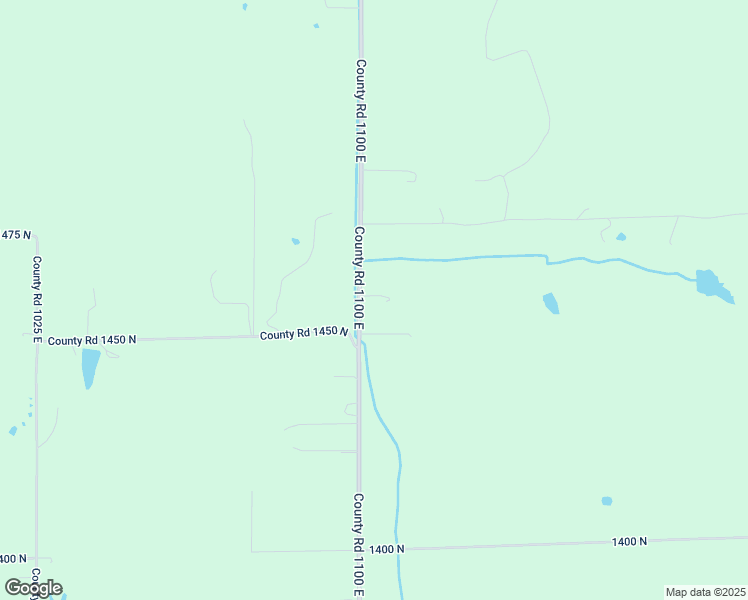 map of restaurants, bars, coffee shops, grocery stores, and more near 14586 County Road 1100 East in Odon