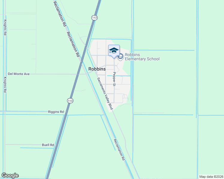 map of restaurants, bars, coffee shops, grocery stores, and more near 17751 Pepper Street in Robbins