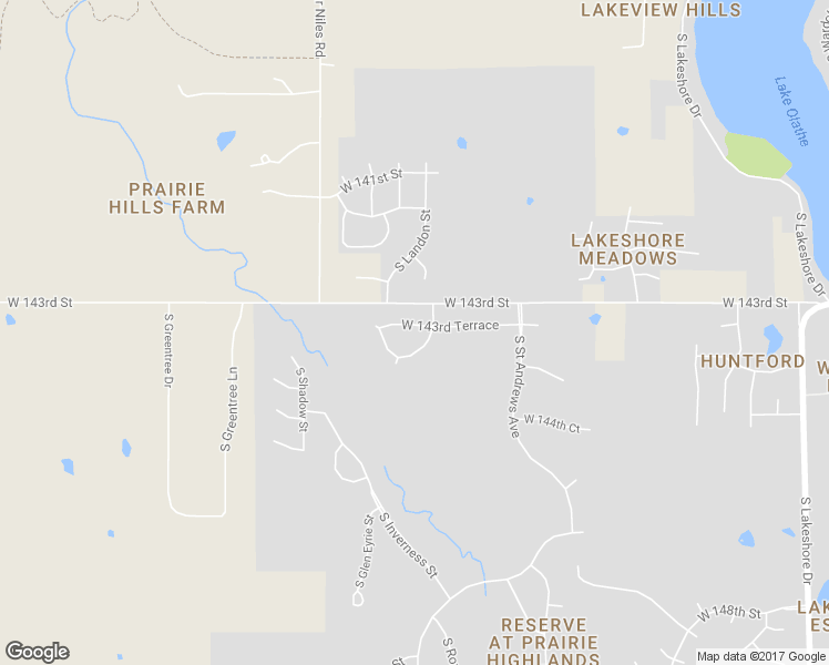 map of restaurants, bars, coffee shops, grocery stores, and more near 26011 West 143rd Terrace in Olathe