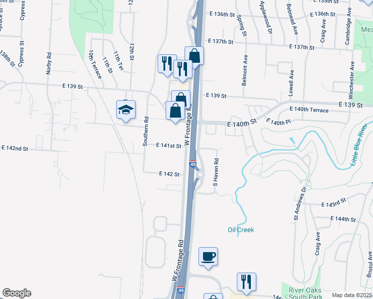 14100 South U.S. 71 Highway, Grandview MO Walk Score