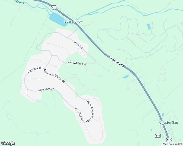 map of restaurants, bars, coffee shops, grocery stores, and more near 129 Hickory Tree Road in Front Royal