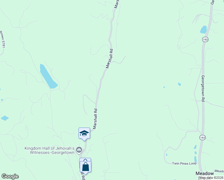 map of restaurants, bars, coffee shops, grocery stores, and more near 4401 Marshall Road in Garden Valley