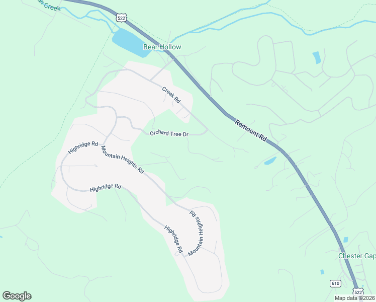 map of restaurants, bars, coffee shops, grocery stores, and more near 44 Hickory Tree Road in Front Royal
