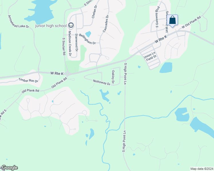 map of restaurants, bars, coffee shops, grocery stores, and more near 2208 Nottoway Drive in Columbia