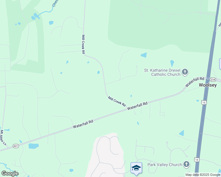 map of restaurants, bars, coffee shops, grocery stores, and more near 4147 Mill Creek Road in Haymarket