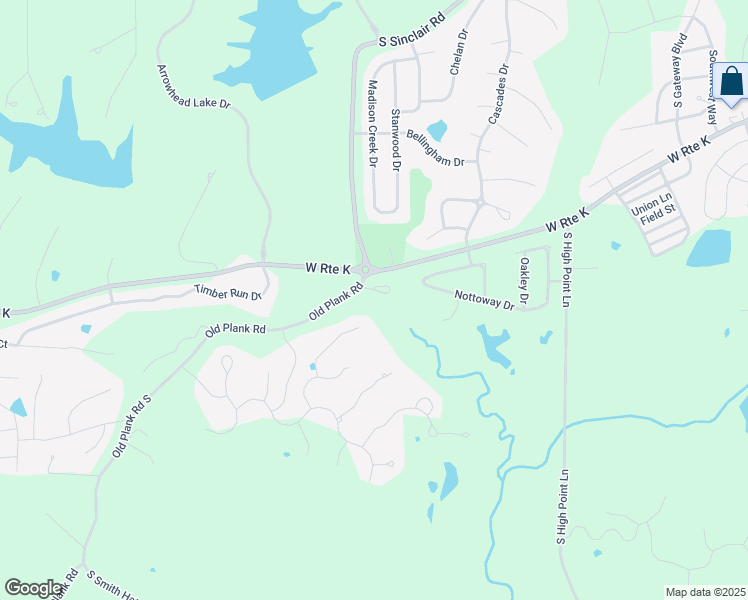 map of restaurants, bars, coffee shops, grocery stores, and more near 2810 Amberwood court in Columbia