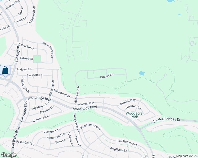 map of restaurants, bars, coffee shops, grocery stores, and more near 2337 Granite Lane in Lincoln
