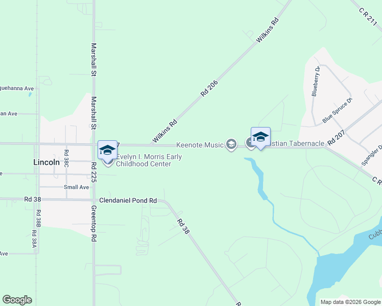 map of restaurants, bars, coffee shops, grocery stores, and more near 18812 Johnson Road in Lincoln