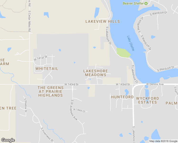 map of restaurants, bars, coffee shops, grocery stores, and more near 14201 South Pickering Street in Olathe