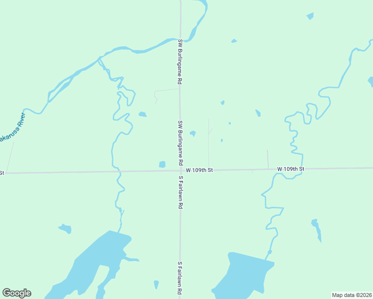map of restaurants, bars, coffee shops, grocery stores, and more near 4424 Southwest 109th Street in Wakarusa