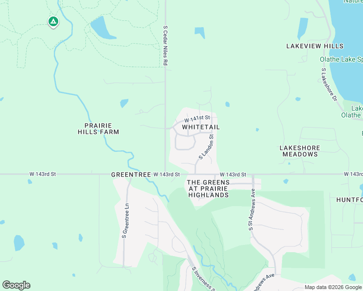map of restaurants, bars, coffee shops, grocery stores, and more near 26158 West 141st Court in Olathe