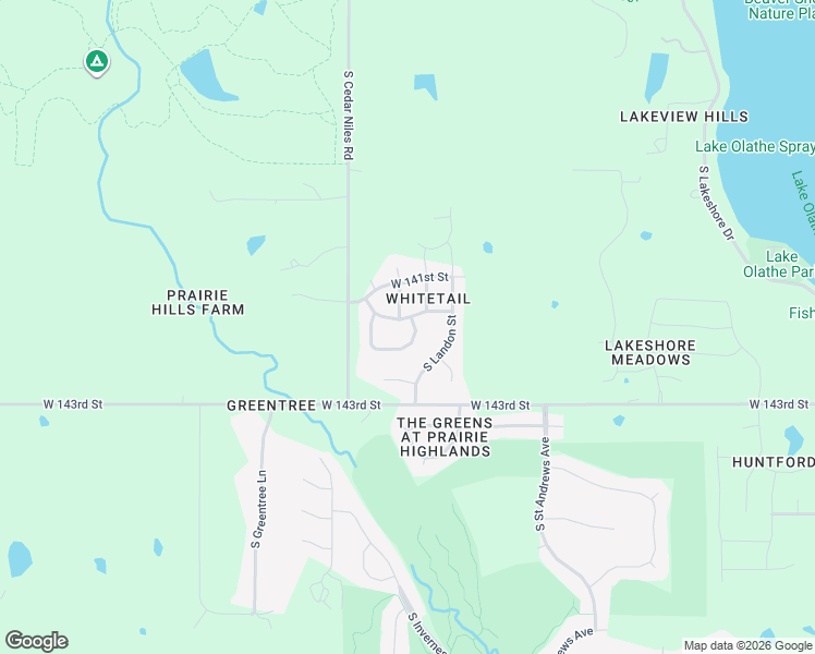 map of restaurants, bars, coffee shops, grocery stores, and more near 26158 West 141st Court in Olathe