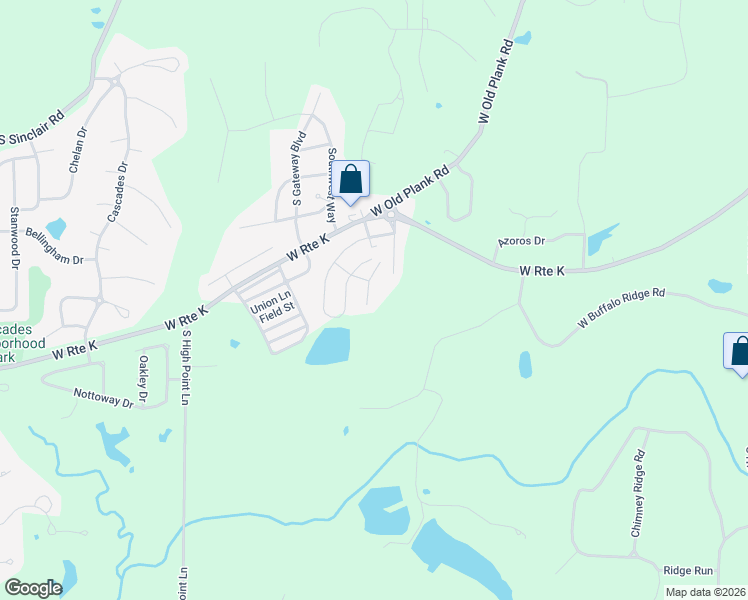 map of restaurants, bars, coffee shops, grocery stores, and more near 6855 South Brookhaven Court in Columbia