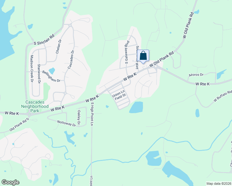 map of restaurants, bars, coffee shops, grocery stores, and more near 1938 Center Street in Columbia