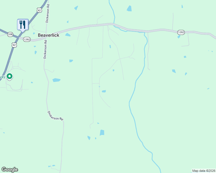 map of restaurants, bars, coffee shops, grocery stores, and more near 1525 Grapevine Ridge in Walton