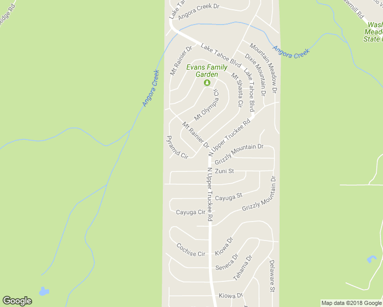 map of restaurants, bars, coffee shops, grocery stores, and more near 1180 Pyramid Circle in South Lake Tahoe