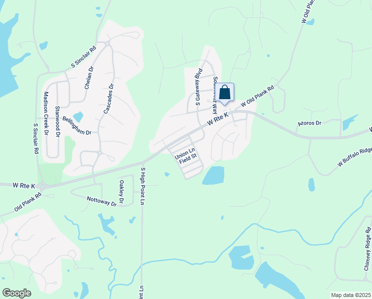 map of restaurants, bars, coffee shops, grocery stores, and more near 1932 Center Street in Columbia