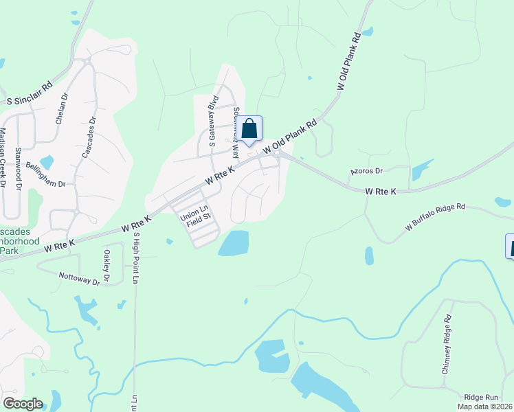 map of restaurants, bars, coffee shops, grocery stores, and more near 6855 South Brookhaven Court in Columbia