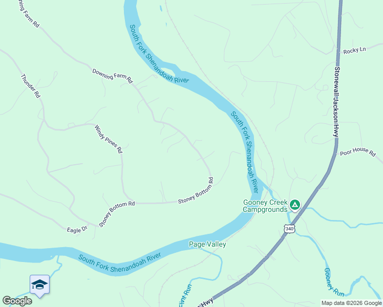 map of restaurants, bars, coffee shops, grocery stores, and more near 364 Stoney Bottom Road in Front Royal