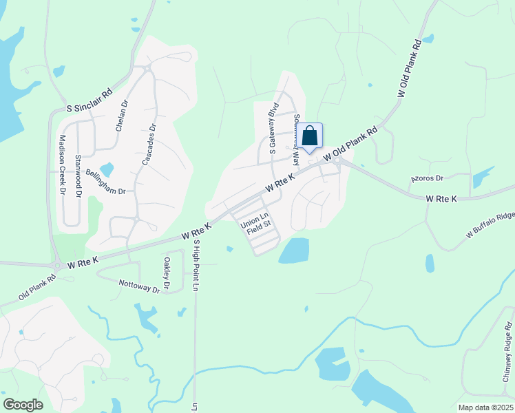 map of restaurants, bars, coffee shops, grocery stores, and more near 1921 Center Street in Columbia