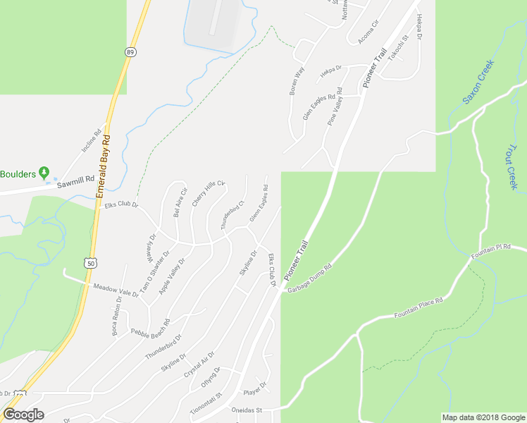 map of restaurants, bars, coffee shops, grocery stores, and more near 1461 Glen Eagles Road in South Lake Tahoe