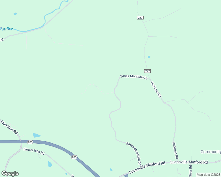 map of restaurants, bars, coffee shops, grocery stores, and more near 797 Rases Mountain Drive in Minford