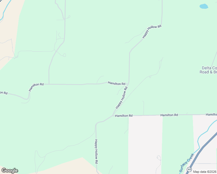 map of restaurants, bars, coffee shops, grocery stores, and more near 21538 Hamilton Road in Cedaredge