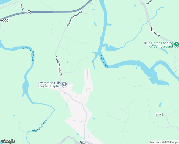 map of restaurants, bars, coffee shops, grocery stores, and more near 199 Prospect Road in Jackson