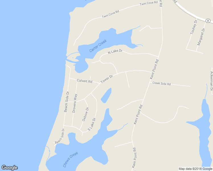 map of restaurants, bars, coffee shops, grocery stores, and more near 209 Tower Drive in Stevensville