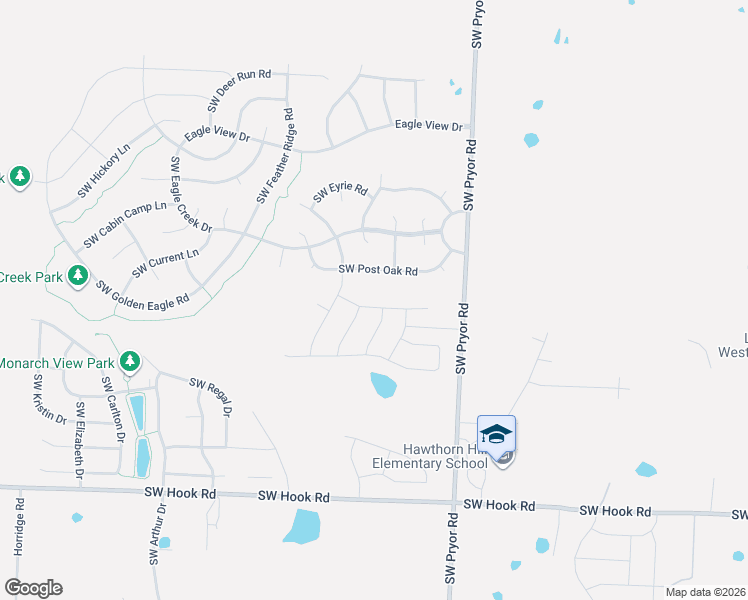 map of restaurants, bars, coffee shops, grocery stores, and more near 2125 Southwest Post Oak Road in Lee's Summit