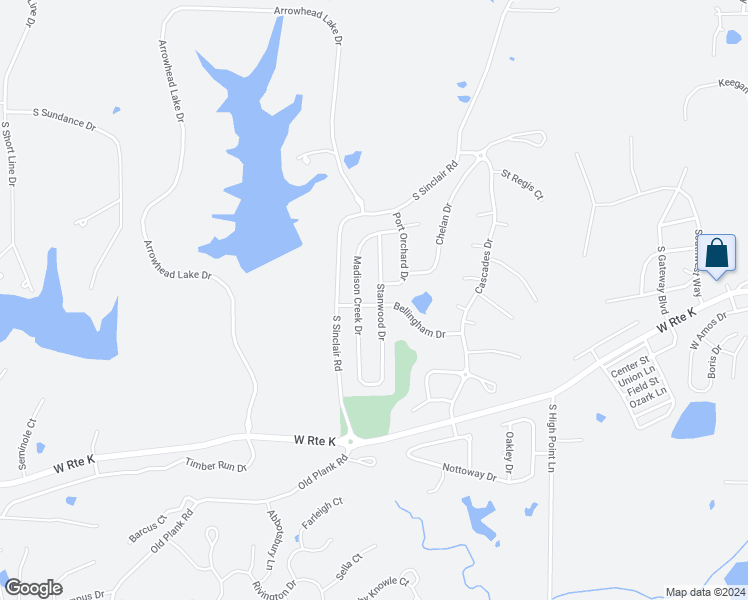 map of restaurants, bars, coffee shops, grocery stores, and more near 6905 Stanwood Drive in Columbia