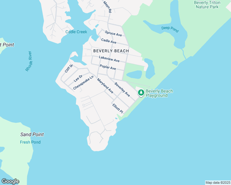 map of restaurants, bars, coffee shops, grocery stores, and more near 204 Maryland Avenue in Edgewater
