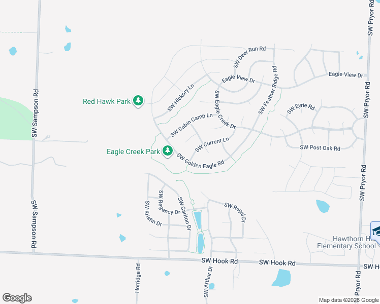 map of restaurants, bars, coffee shops, grocery stores, and more near 2524 Southwest Current Lane in Lee's Summit