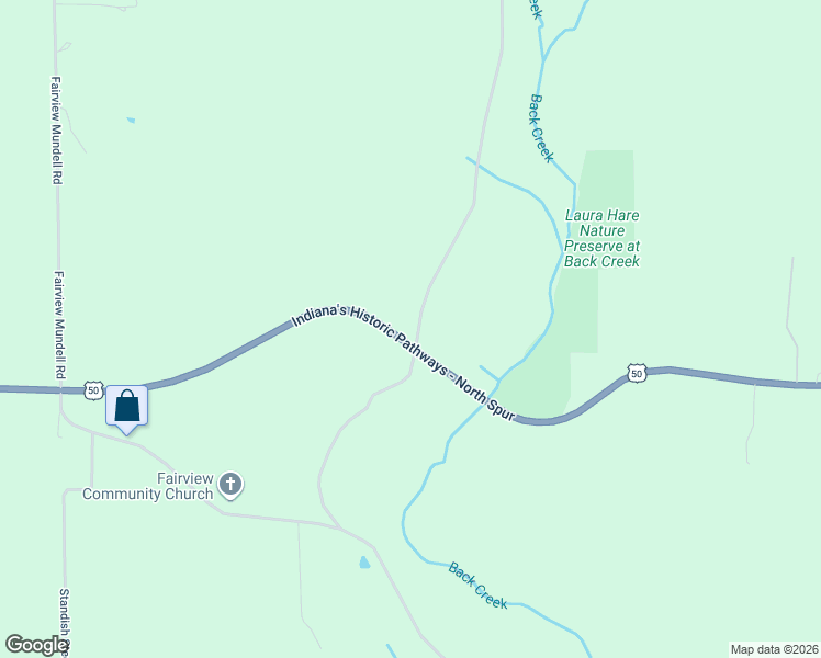 map of restaurants, bars, coffee shops, grocery stores, and more near 7805 Indiana's Historic Pathways - North Spur in Bedford