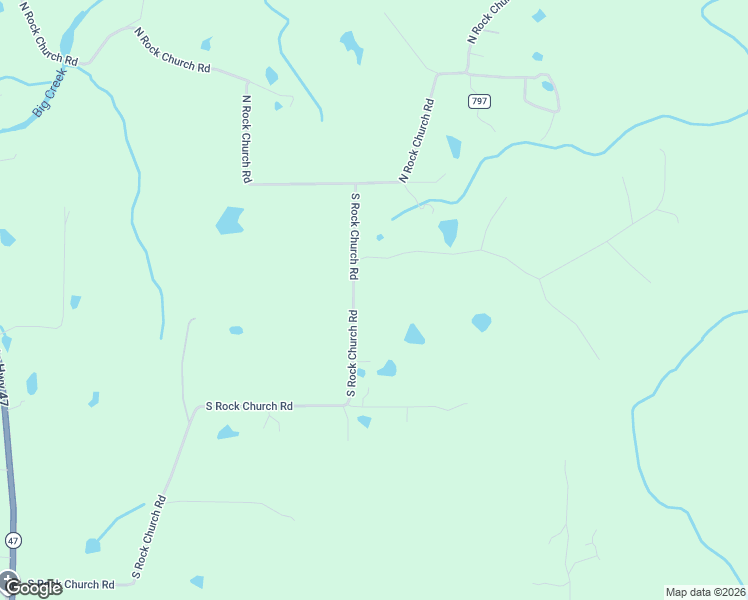 map of restaurants, bars, coffee shops, grocery stores, and more near South Rock Church Road in Warrenton