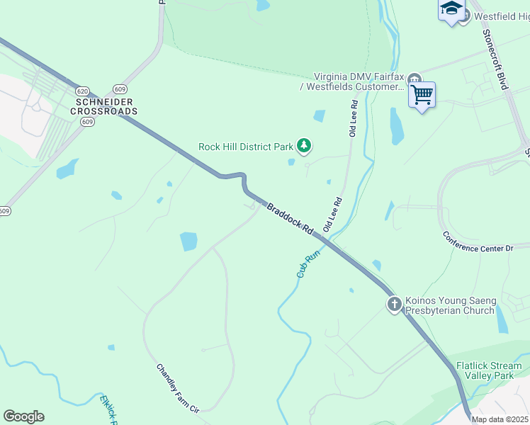 map of restaurants, bars, coffee shops, grocery stores, and more near 5265 Chandley Farm Circle in Centreville