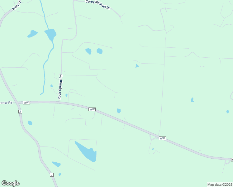 map of restaurants, bars, coffee shops, grocery stores, and more near 94 Sleepy Lane in Wright City