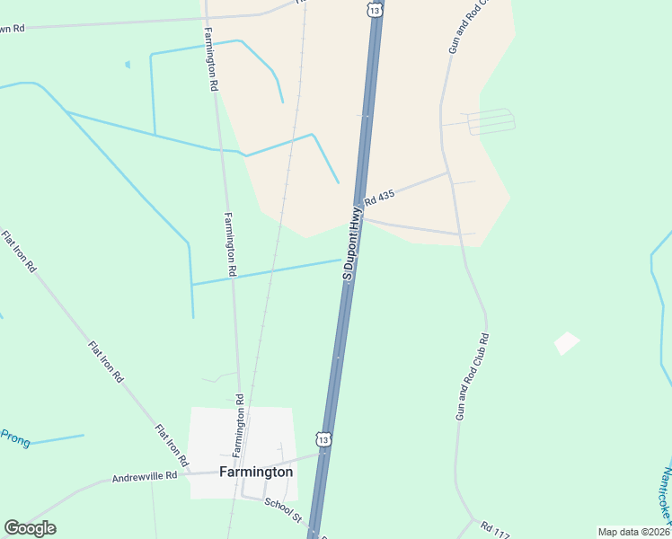 map of restaurants, bars, coffee shops, grocery stores, and more near 20484 South Dupont Highway in Harrington